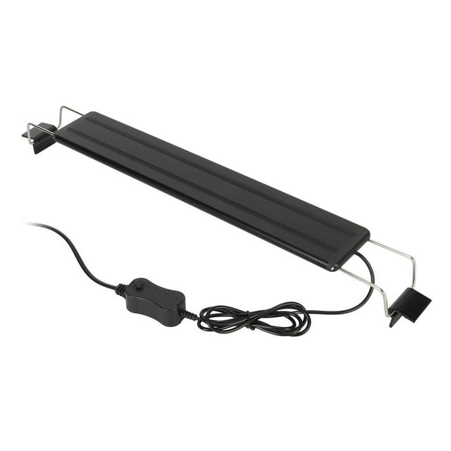 LED Aquarium Light Splashproof With Extendable Brackets Ultrathin LED Fish Color Changing Light Eye Protection LED AquariumLights 4 Rows