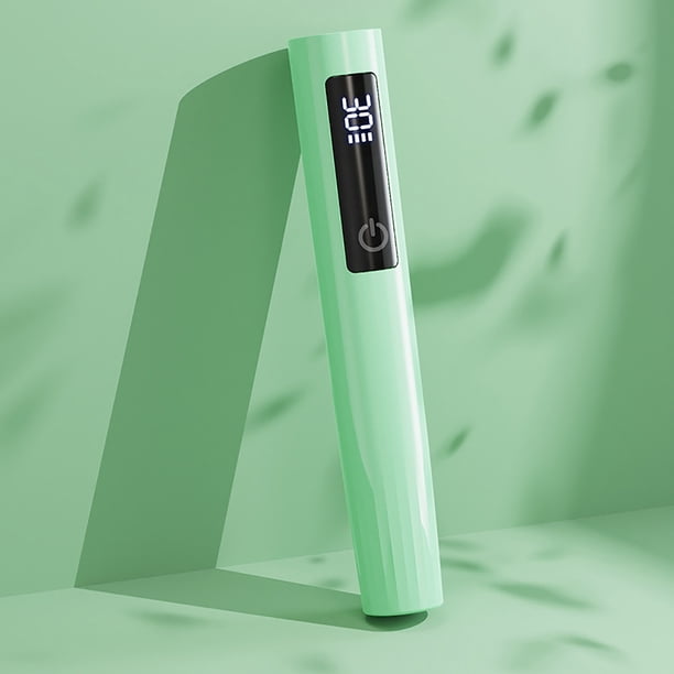 pstuiky Lámpara de uñas portátil pequeña con almacenamiento, pantalla digital.