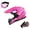 Z Bundle Storm Pink, variant on 1Storm Motocross Adult Helmet Downhill Mountain Bike Helmet BMX MX ATV Dirt Bike Storm Style HF803; Matt Black + Goggles + Skeleton Black Glove Bundle
