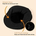thumbnail image 4 of REDESS Winter Beanies Hat for Women,Knit Brimmer Hat Slouchy Beanie Cap with Visor Black, 4 of 8