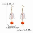 thumbnail image 3 of Yoyauz Halloween Earrings for Women, Spider Web Pumpkin Ghost Bat Earrings, Halloween Costume Accessories, Makeup Party Gifts, 3 of 7