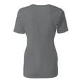thumbnail image 2 of A4 Spike Short Sleeve Volleyball Jersey For Women in Graphite | NW3014, 2 of 3