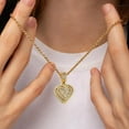 thumbnail image 3 of Stylish Bling Hop Heart Necklace for Women and Men – Unique Statement Jewelry Piece for Fashion Lovers, 3 of 4