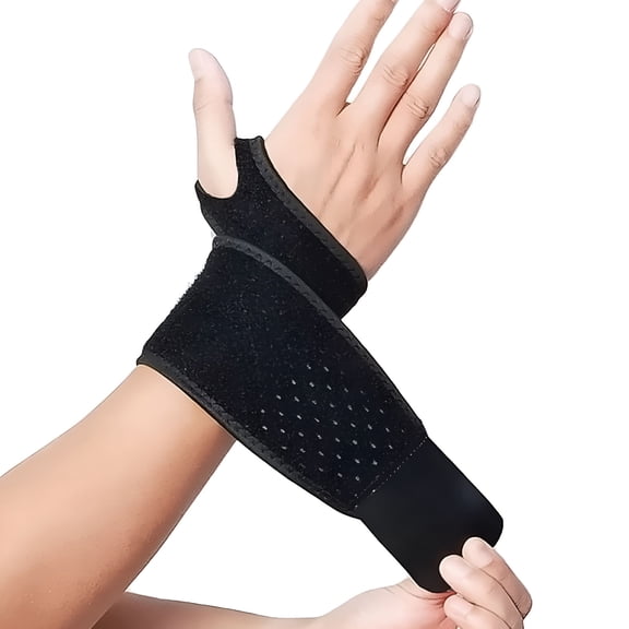 XIRQI Wrist Support Brace Wrist Stabilizer Adjustable Wrist Bandages Protector Left and Right Hand Wrist Wraps for Fitness Office Pain