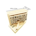 thumbnail image 2 of USHOBE Rectangular Stamp Kit Wooden For School Use 1 Set 1.7X0.5X0.4In, 2 of 8
