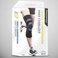 thumbnail image 4 of Daosport Manga Para Rodilla De Triple Compresion Azul Chica, 4 of 5