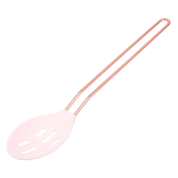 1 cuchara ranurada antiadherente para hornear, cuchara para servir, utensilio de cocina para el hogar
