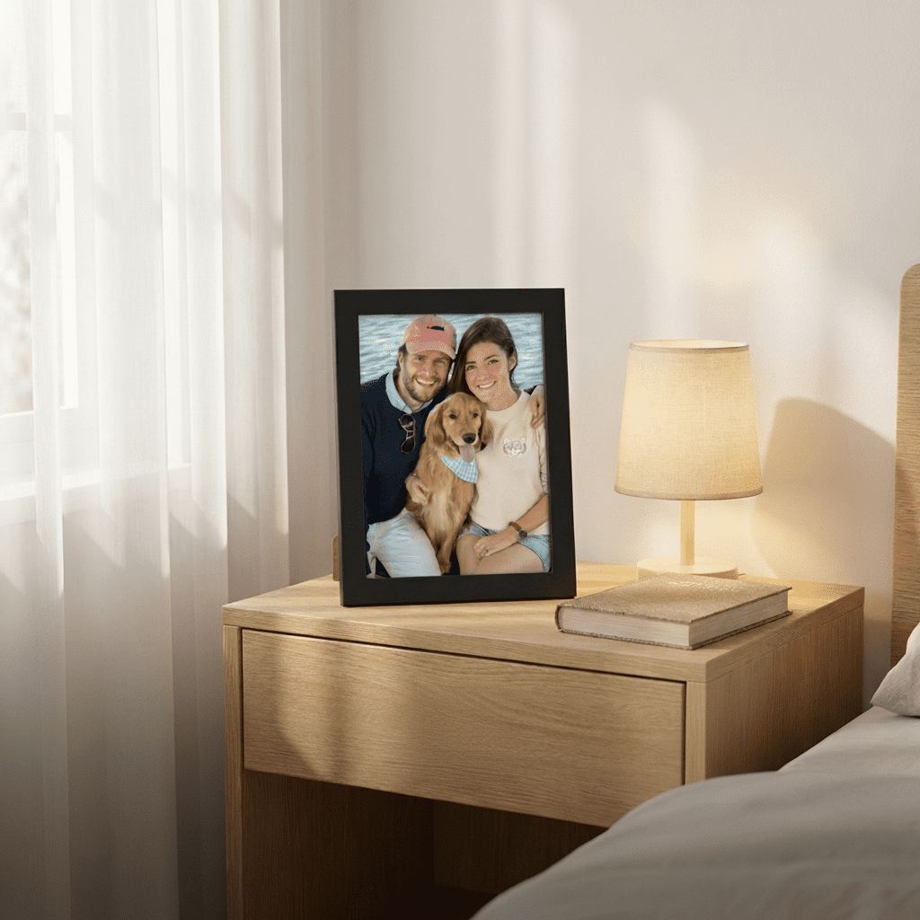 8x10 Picture Frames Set of 7, Black Wood Gallery Photo Frame 8 by 10 for Wall and Tabletop Display