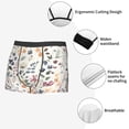 thumbnail image 6 of Haiem Watercolor Floral Men's Boxer Briefs, Every Day Comfort Stretch Cotton Moisture-Wicking Underwear-X-Large, 6 of 9