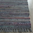 thumbnail image 3 of Safavieh Rag 2'3" X 8' Hand Woven Cotton Rug in Aqua, 3 of 3