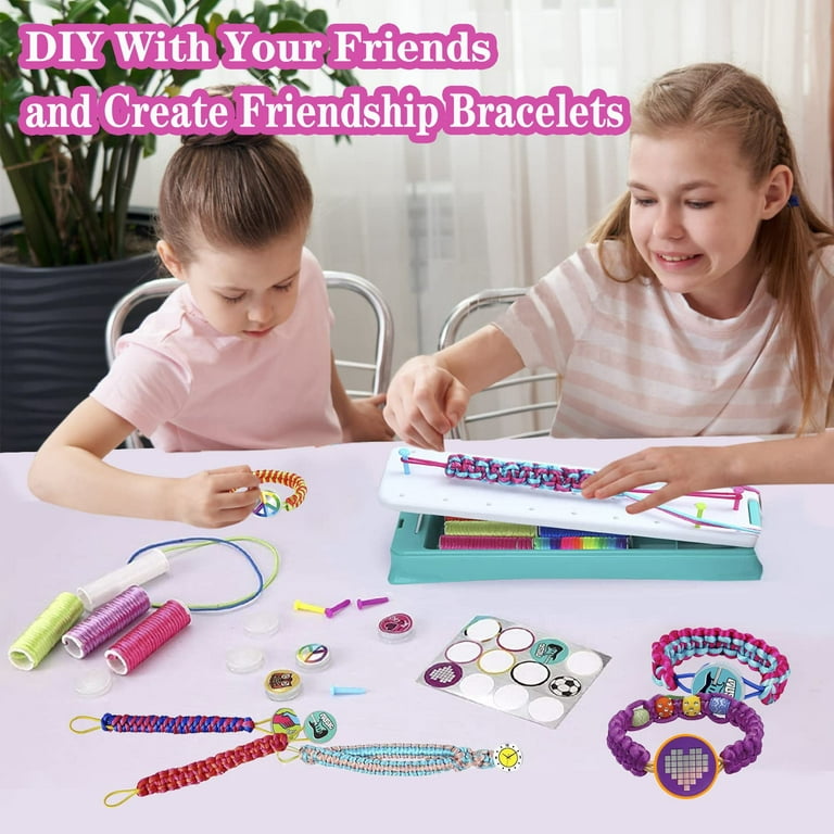 Gifts for 7-12 Year Old Girls, Loom Bracelet Making Kit for Girls