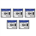 thumbnail image 1 of 5X 64MB Compact Flash Memory Card for Camera, Advertising Machine, Industrial Computer Card,5 x Compact Flash Card,White&blue, 1 of 3