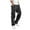Black, variant on Cargo Pants for Men Solid Casual Multiple Pockets Outdoor Straight Type Fitness Pants Cargo Pants Trousers Red,4XL