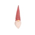 thumbnail image 1 of Bearachild Cubierta de botella de vino de felpa de Navidad sin rostro anciano tejido manga rayas sombrero de comedor decoraciones gnomos Toppers Kits de decoración para fiestas raya blanca roja Bearachild HA068077-03, 1 of 6