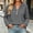 Gray, variant on BRGZLK Long Sleeve Henley Shirts for Women 2026 Fall Winter Trendy V Neck Dressy Casual Tops Loose Soft Comfy Tunics Pullover Basic Tee Blouse Black XL