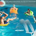 thumbnail image 4 of Herramienta de Limpieza de Piscinas, Fuente de Doble Cabezal, Cascada, Estanque de Peces, Soporte para Piscina de Agua, Fuente, 4 of 7