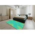thumbnail image 5 of Ahgly Company Machine Washable Indoor Rectangle Transitional Lime Mint Green Area Rugs, 2' x 3', 5 of 7