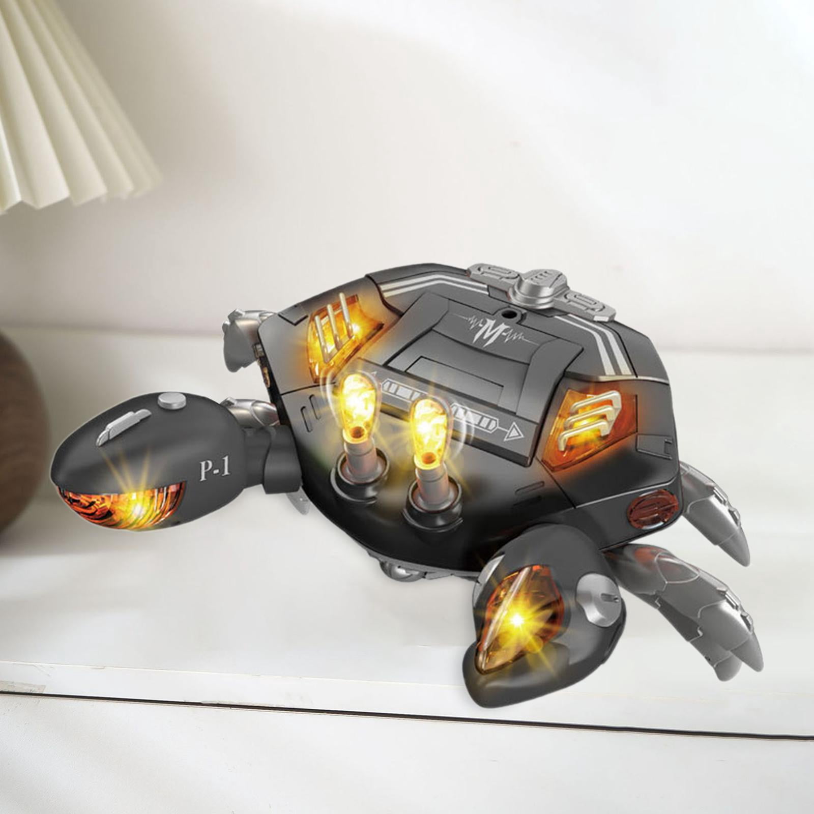 Fzaqwen Crawling Crabs Baby Toys Tummy Time Toy Gift Infant Toys 6-12 Kids Toys Crawling Grey