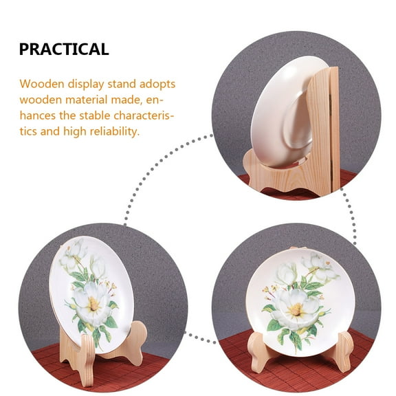 FUEENIRVA Table Easel Stand Decorative Wood Stand 2Pcs