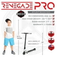 thumbnail image 6 of Madd Gear Renegade Pro Stunt Scooter 19.5" x 5" Pro Scooter - White/Black -Unisex, 6 of 10
