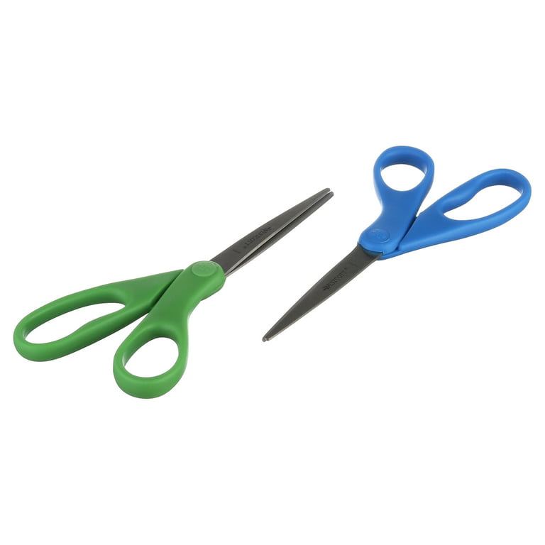 School Smart Safety Scissors, 5-1/2 Inches, Plastic Covered Blunt Tip, Pack  of 24