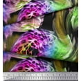 thumbnail image 2 of Soimoi Modal Satin Fabric Leopard Animal Skin Fabric Prints by Yard 42 Inch Wide, 2 of 3
