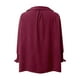thumbnail image 5 of Vestido camisero holgado informal con cuello en V y mangas cortas para mujer - Mangas largas, estampado floral, mezcla de poliéster - Estilo para todas las estaciones, 5 of 5