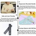 thumbnail image 4 of Letter Openers Knife Metal Letter Opener, Sharp Letter Opener Envelope Slitter Mail Opener Blade, 9" Letter Opener Sword with Gift Box for Women, 4 of 5