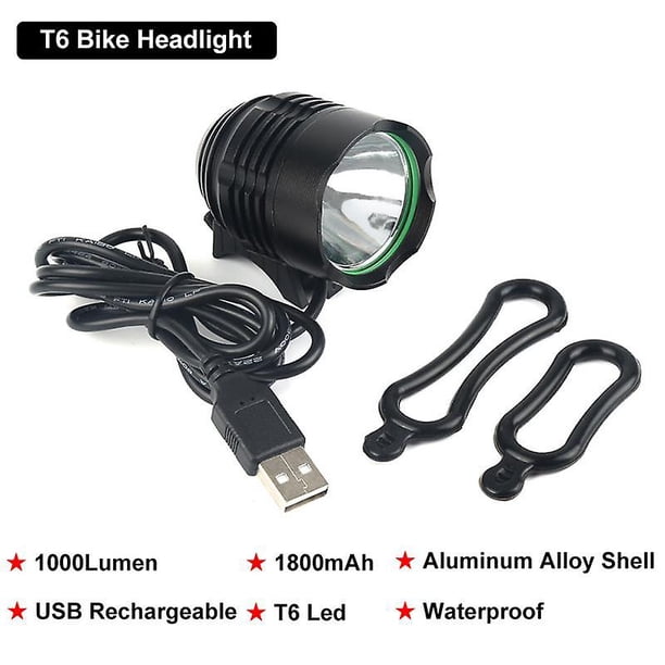 Luz Bicicleta Rechargeable Bike Lights Front HeadLight Waterproof LED Lamp Powerful