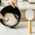 thumbnail image 5 of Rice Scoop, Rice Server, Yellow Non,Stick Rice Spoon with Suction Base , Magnetic Attachment for Rice Cooker , Easy Clean & Ergonomic, by Goohae, 5 of 7