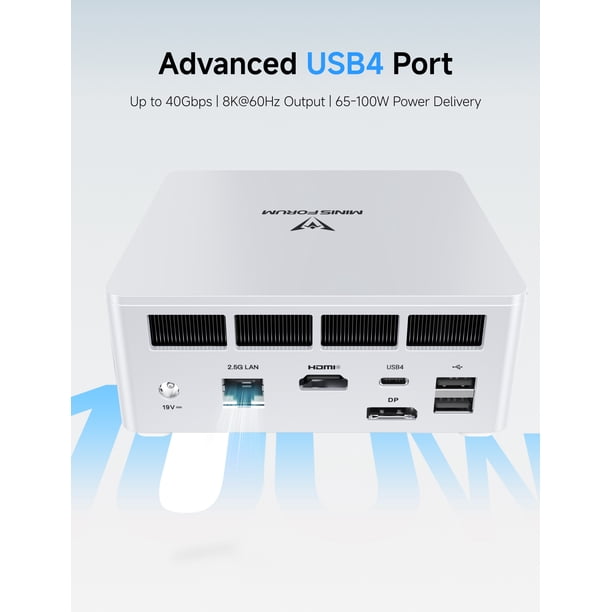 MINISFORUM UM870 Slim Mini PC AMD Ryzen 7 8745H Processor 32GB RAM