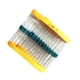 thumbnail image 4 of 100 piezas 1 / 4W 0.25W 220Ohm Kit de resistencias de resistencia de membranas de metal, 4 of 7