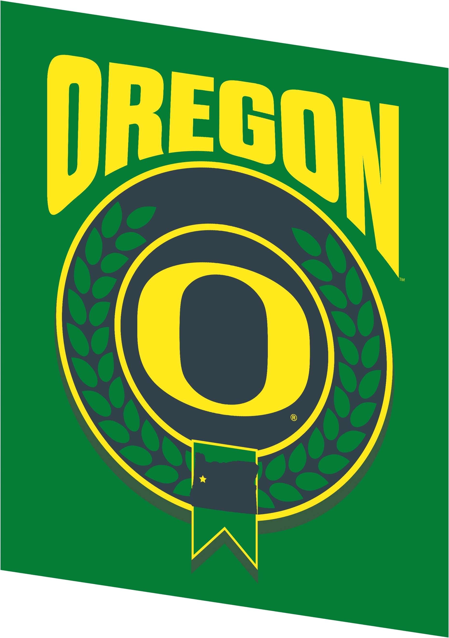 Oregon NCAA Apex Silk Touch Sherpa Throw 50x60 inches