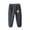 Dark Gray, variant on Chenyin Baby Kids Fleece Active Jogger Pants with Pocket for Boys Girls Cartoon Print Sweatpants Toddler Fall Winter Padded Thickened Unisex Trousers for 3-11 Years