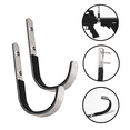thumbnail image 2 of Cocobaby New Felt Lined Wall Mount Storage Gun Rack Shotgun Hooks Rifle Hanger Bow Set, 2 of 9