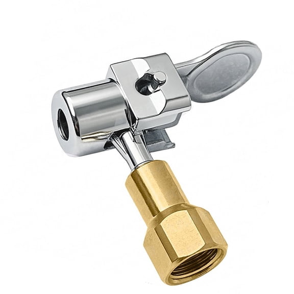 Heavy Duty Tire Inflation Chuck Alloy Air Valves Adapter with Leak Seal for Truck Bus Double Wheel Vehicles