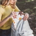 thumbnail image 5 of FORMRS 13"-13.3" Laptop Sleeve Protective Case Soft Carrying Quilted Computer Bag Cover, White Autumn Leaves, 5 of 7