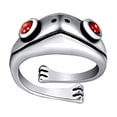 thumbnail image 1 of Anillos de joyería elegantes apilables de acero inoxidable para niña de aniversario A, 1 of 4