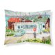 thumbnail image 1 of "Caroline's Treasures Tacoma Beer and Boiled Shrimp Market Funda de almohada estándar de tela 6141PILLOWFASE, multicolor" Caroline's Treasures 6141PILLOWCASE, 1 of 1