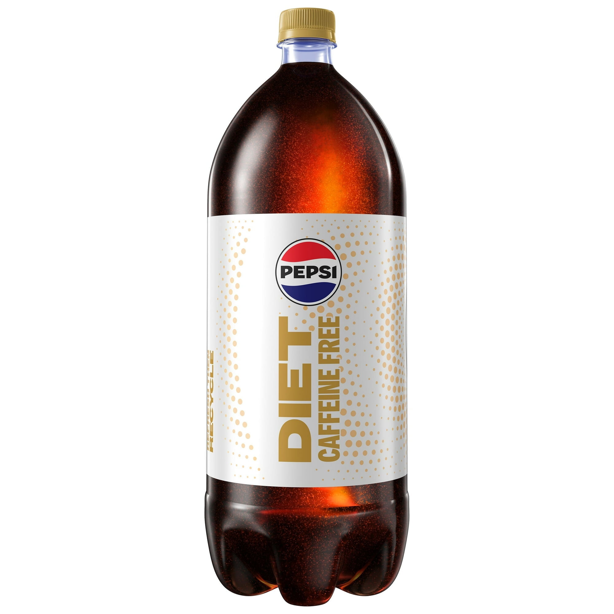 Diet Pepsi Cola Caffeine Free Soda Pop, 2 Liter Bottle (Pack of 4)
