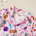 thumbnail image 3 of Hiiyo Pyjama Graphique à Manches Courtes pour Filles Tout-Petits, Tailles 1-6, 3 of 8
