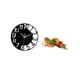 thumbnail image 5 of Estatua de José durmiente, escultura de resina para escritorio de mesa, reloj de pared redondo simple decorativo, reloj de pared grande silencioso par, 5 of 8
