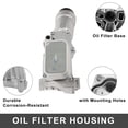 thumbnail image 6 of Unique Bargains Engine Oil Filter Housing Assembly No.11428596283 with Gaskets Oil Cooler for BMW 330i 530e 430i, 6 of 6