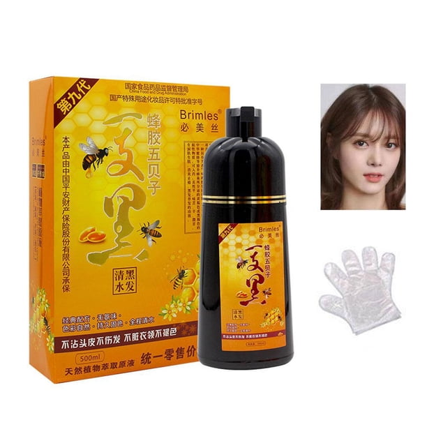 CAIROYAR Champú para teñir el cabello Champú para teñir el cabello a base de hierbas naturales Cobertura del champú Marrón Café negro %