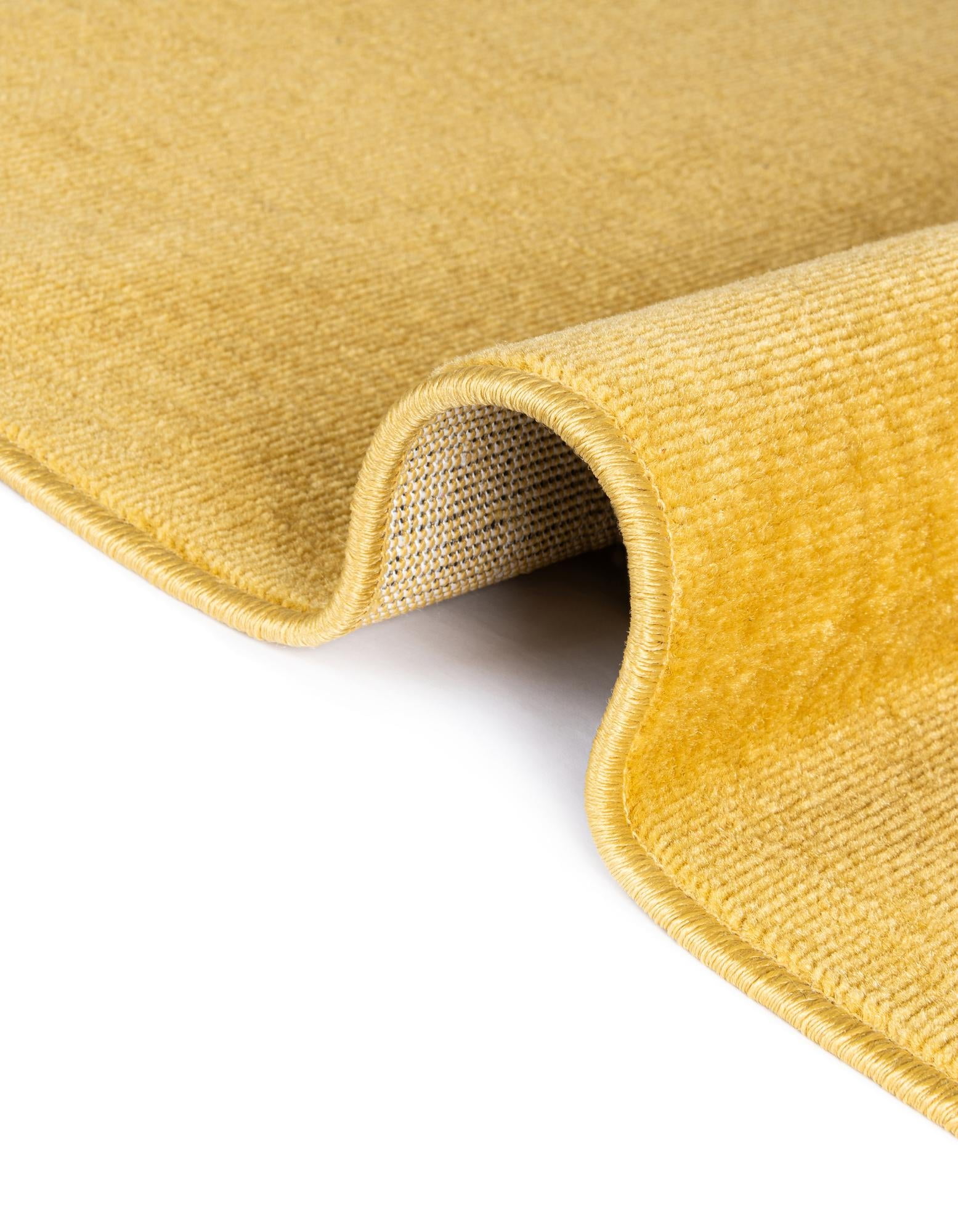 Unique Loom Williamsburg Collection Area Rug - Solid (5' 3" x 8' Rectangle Gold)