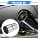 thumbnail image 2 of 2 piezas adaptador de tubo de escape reductor de conector, 2.5" ID - 2.26" ID adaptador de escape universal para coche camión camioneta duradero acero inoxidable tono plateado, 2 of 7