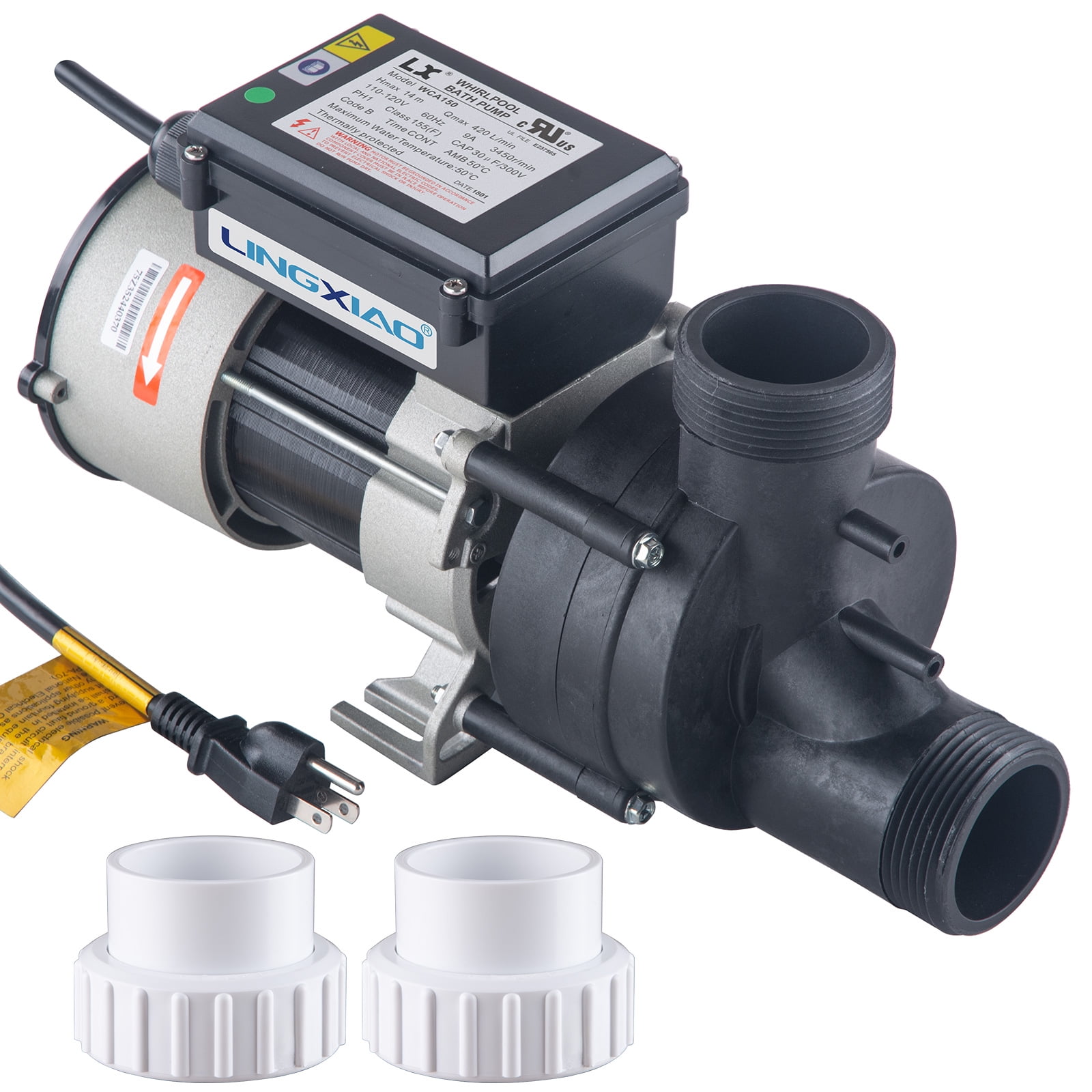 LINGXIAO Hot Tub Bath Pump, 1.5 Horsepower SPA Bath Pump LX Pump