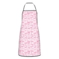 thumbnail image 5 of Zufioo Ribbon Bow for Lock Hem Apron with Pockets, Stain and Oil Proof Tie-down Apron for Cooking Barbecue Restaurant, Unisex-One Size, 5 of 9
