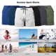 thumbnail image 3 of Hombres Pantalones cortos de fitness Secado rápido Gimnasio Pantalones cortos de playa Descanso de v Abanopi Pantalones cortos deportivos, 3 of 7