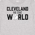 thumbnail image 4 of Inktastic Cleveland Vs. the World with Baseball Boys or Girls Baby T-Shirt, 4 of 5